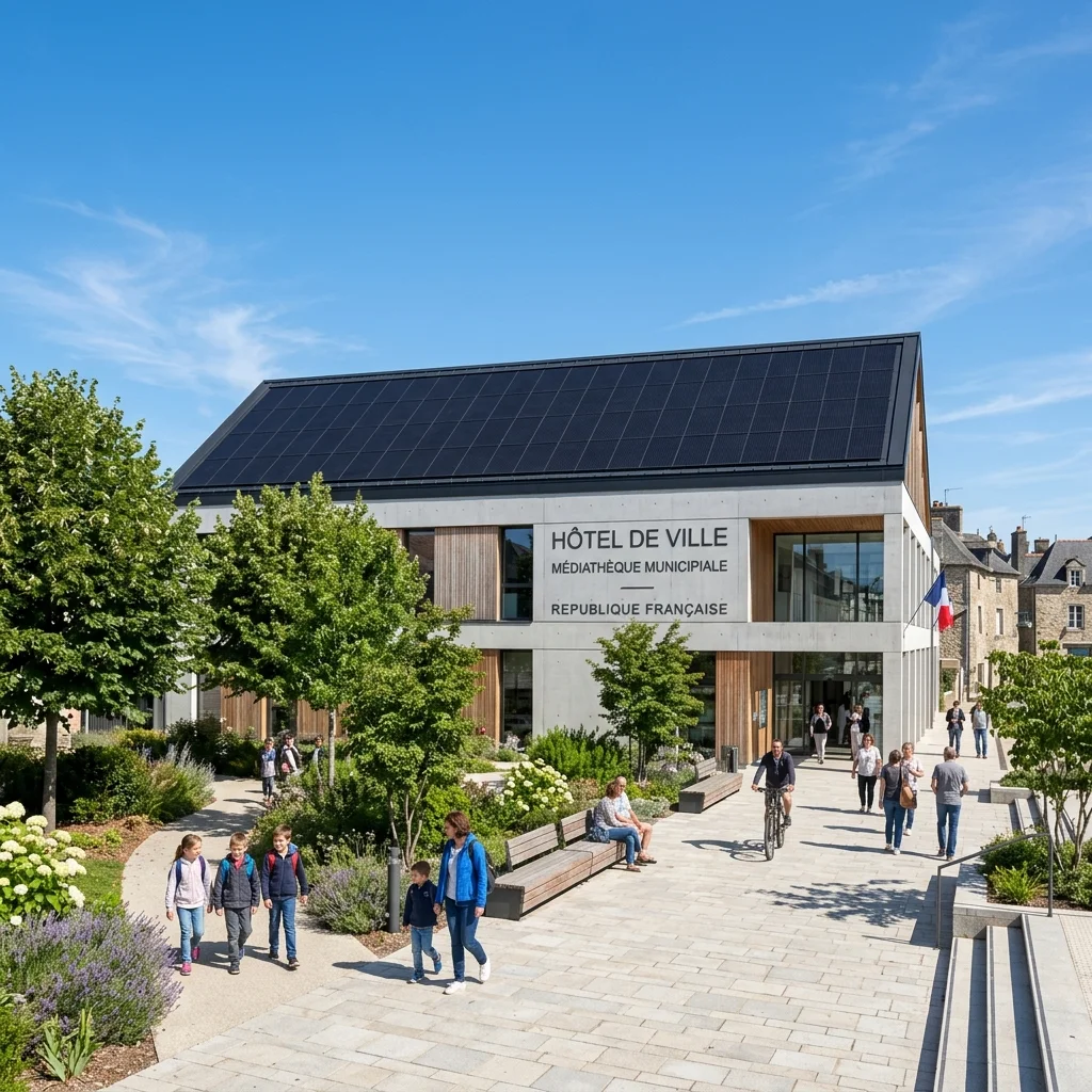 Bâtiment public en journée